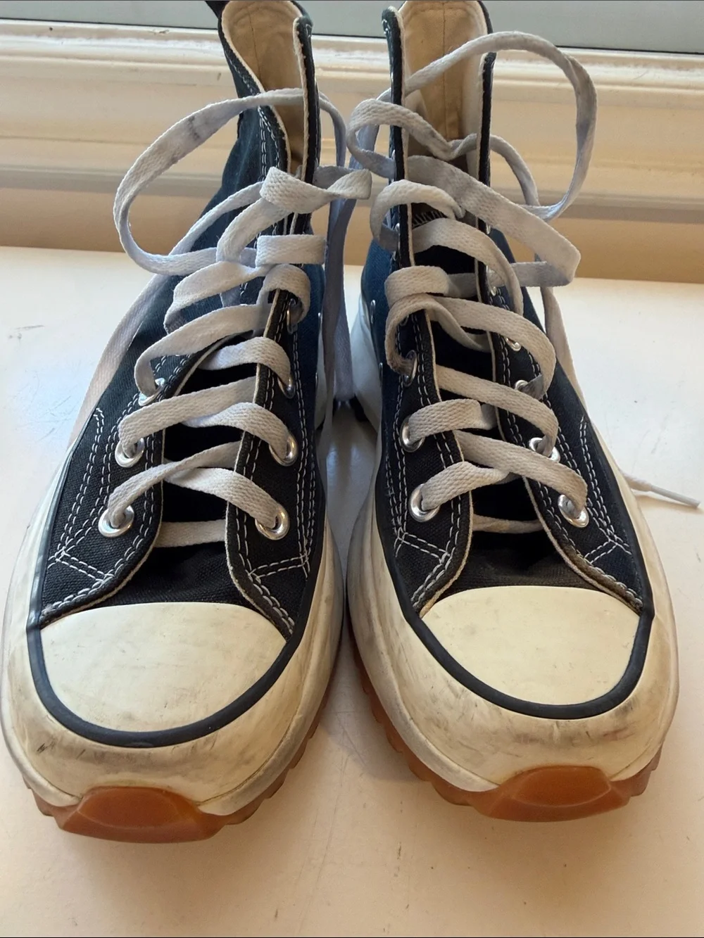 JW Anderson x Converse Run Star Hike Hi Black 164840C women size 7, men size 5.5